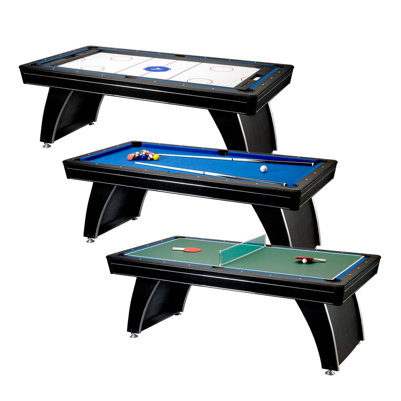 Fat Cat Phoenix MMXl 7ft 3 in 1 Multi Game Table - 64-0145