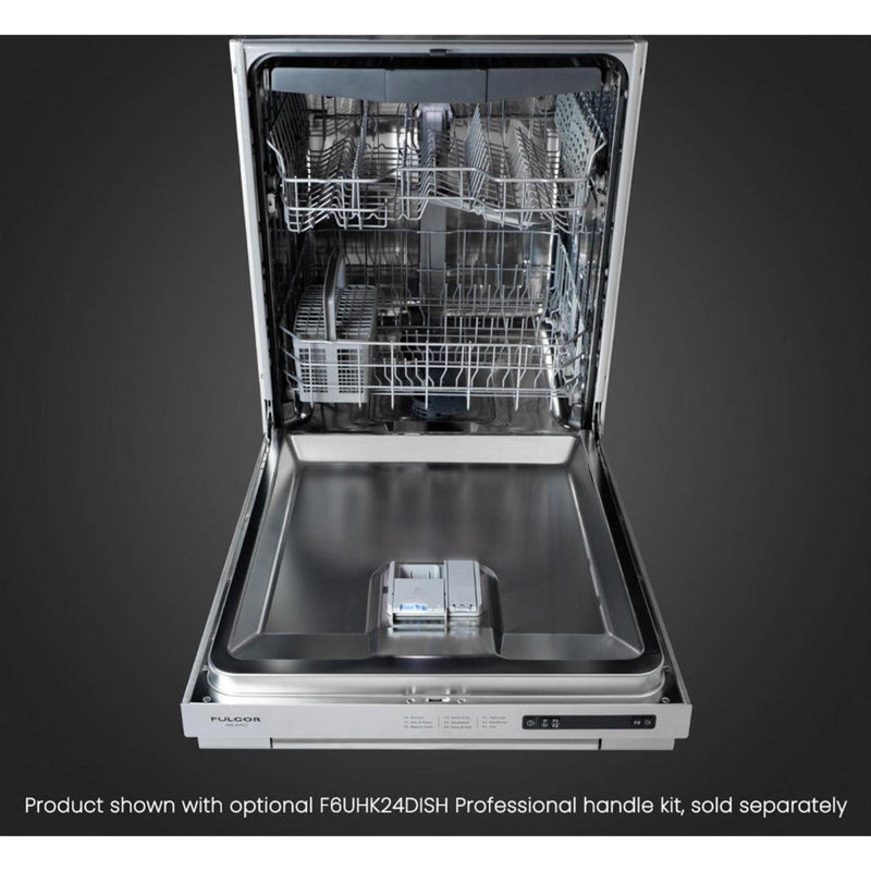 Fulgor Milano 24 in. Top Control Stainless Steel Dishwasher with Third Rack and Stainless Steel Tub - F6DWT24SS2