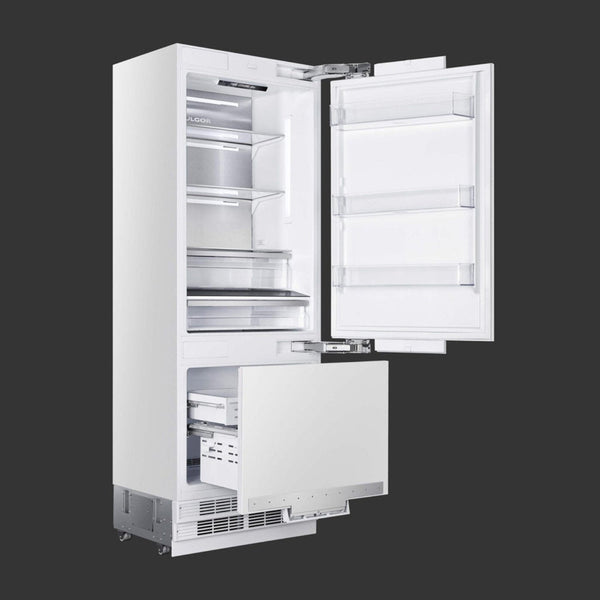 Fulgor Milano 30 in. 16 cu. ft. Counter Depth Panel Ready Built-In Refrigerator - FM4BM30FBI