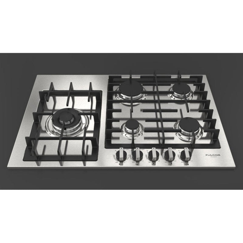 Fulgor Milano 30 in. 400 Series Gas Cooktop with 5 burners in Stainless Steel - F4GK30S1