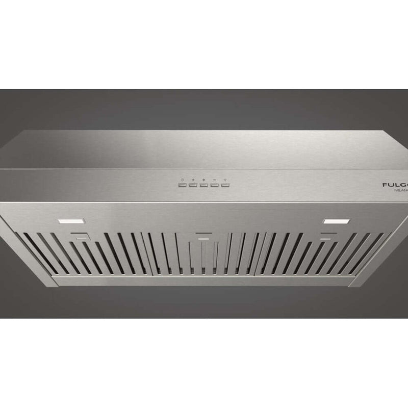 Fulgor Milano 30 in. 450 CFM Under Cabinet Range Hood in Stainless Steel - F4UC30S1