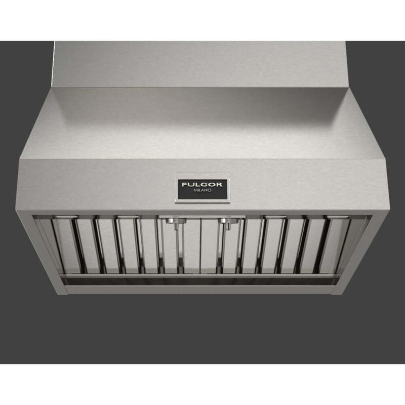 Fulgor Milano 30 in. 600 CFM Professional Under Cabinet Range Hood with Knob Control in Stainless Steel -F6PH30S2