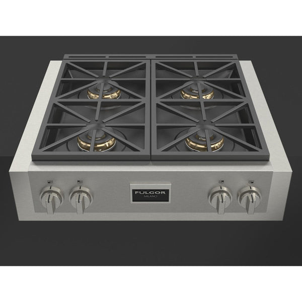 Fulgor Milano 30 in. 600 Professional Series All Gas Rangetop in Stainless Steel - F6GRT304S1