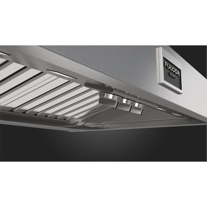 Fulgor Milano 36 in. 1000 CFM Professional Wall Mount Range Hood in Stainless Steel - F6PC36DS1