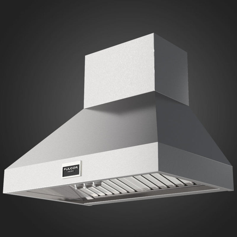 Fulgor Milano 36 in. 1000 CFM Professional Wall Mount Range Hood in Stainless Steel - F6PC36DS1