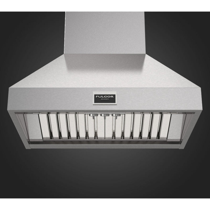 Fulgor Milano 36 in. 1000 CFM Professional Wall Mount Range Hood in Stainless Steel - F6PC36DS1