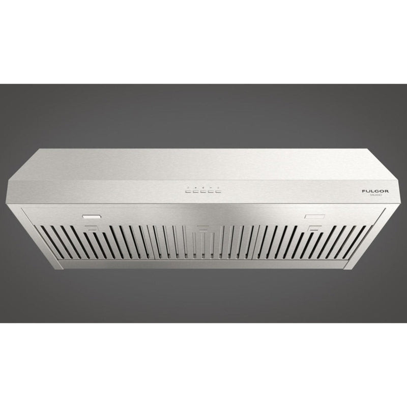 Fulgor Milano 36 in. 450 CFM Under Cabinet Range Hood in Stainless Steel - F4UC36S1