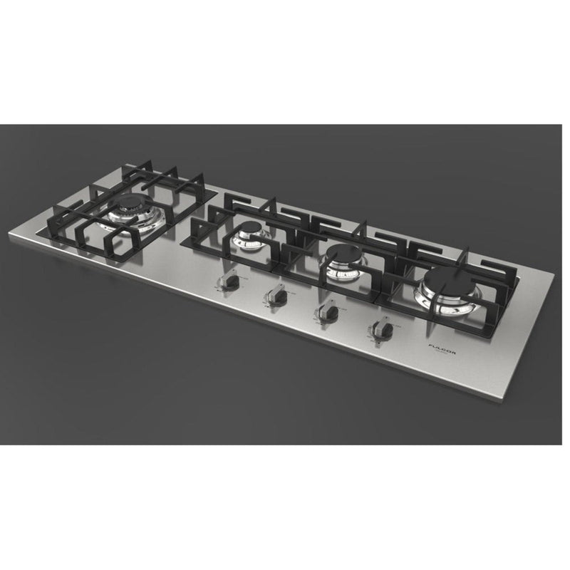 Fulgor Milano 42 in. 400 Series Gas Cooktop with 4 Burners in Stainless Steel - F4GK42S1