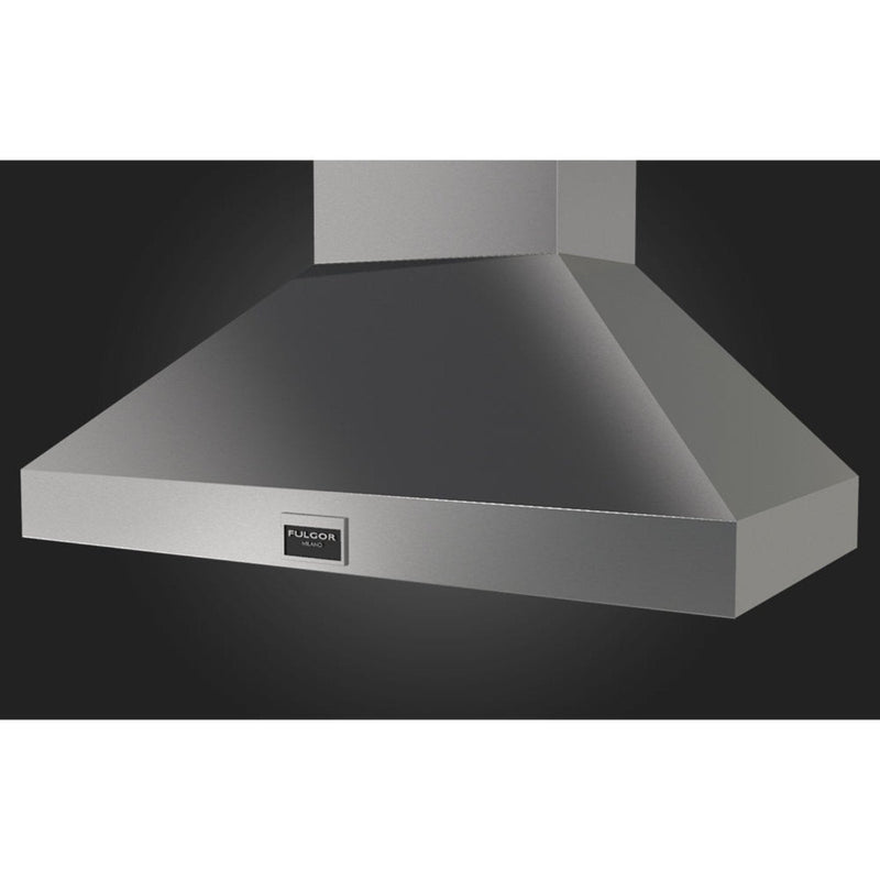 Fulgor Milano 48 in. 1000 CFM Professional Wall Mount Range Hood in Stainless Steel - F6PC48DS1