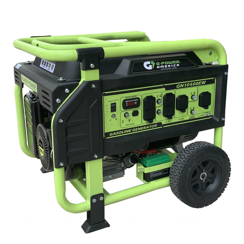 Green-Power America 10500 watts Gas Generator with Electrical Start - GN10500EW