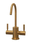 AquaNuTech Contemporary C-Spout Hot & Cold Water Filtration Faucet New - HC2400-CH