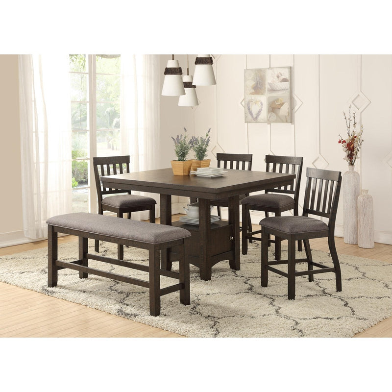 Kinston 6-Pieces Counter Height Dining Table set