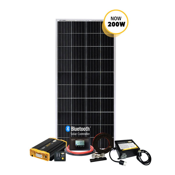 Go Power Weekender Isw: 200 Watt Solar Kit - G7583295