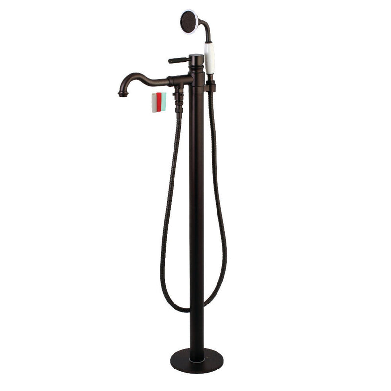 Kingston Brass Kaiser Freestanding Tub Faucet with Hand Shower - KS7135DKL