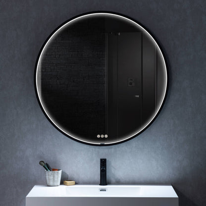 Blossom Oskar 32 Inch Round LED Mirror - LED M7 R32 MB - Backyard Provider