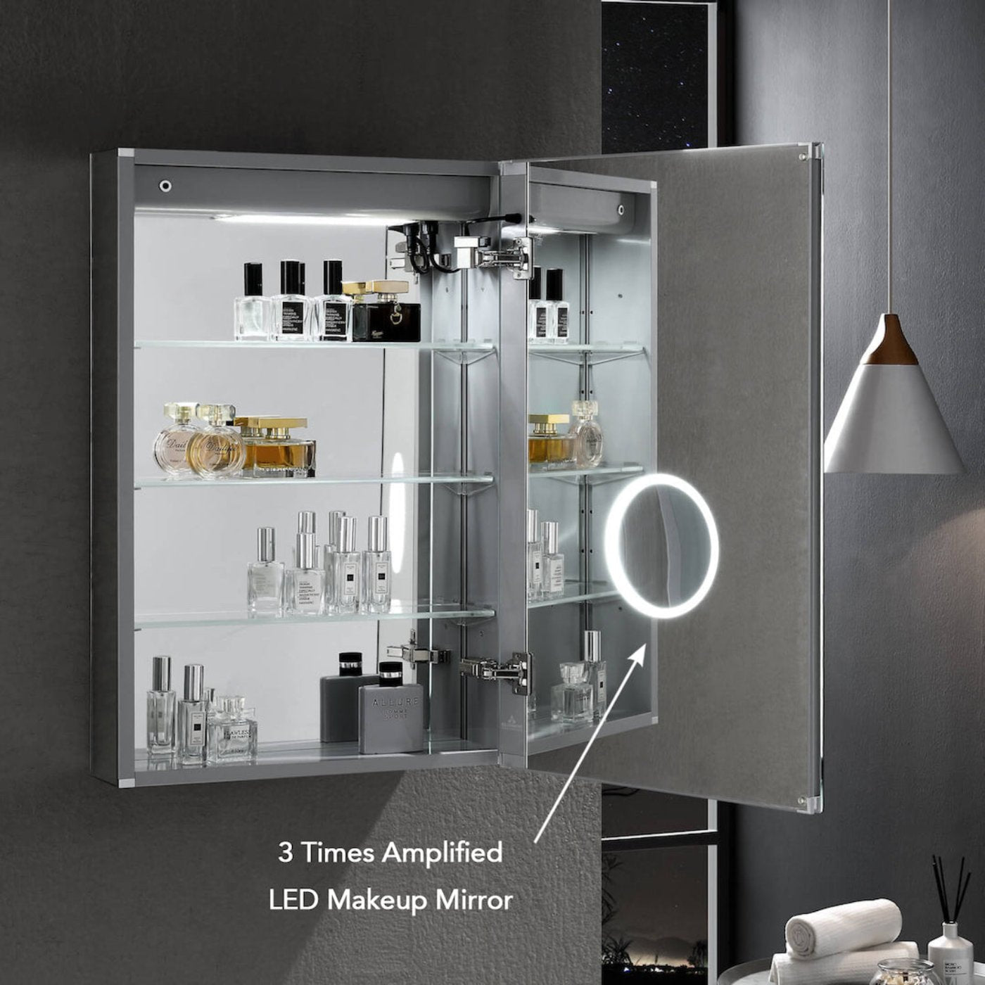 Blossom Asta – 20 Inches LED Medicine Cabinet - MCL2 2032L - Backyard Provider