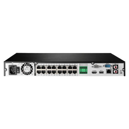 Lorex 16-Channel Fusion NVR System with Eight 4K 8MP IP Cameras Security Surveillance System New N4K3-168BB