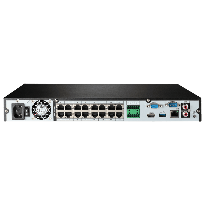 Lorex 16-Channel 4K Ultra HD Fusion NVR IP System with 8 Smart Deterrence Cameras Security Surveillance System New N4K3SD-168WB