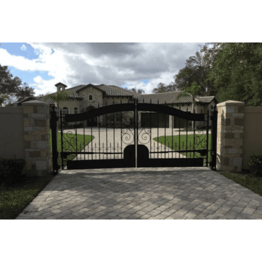 Amazing Gates Hyde Park Style Driveway Swing Gate