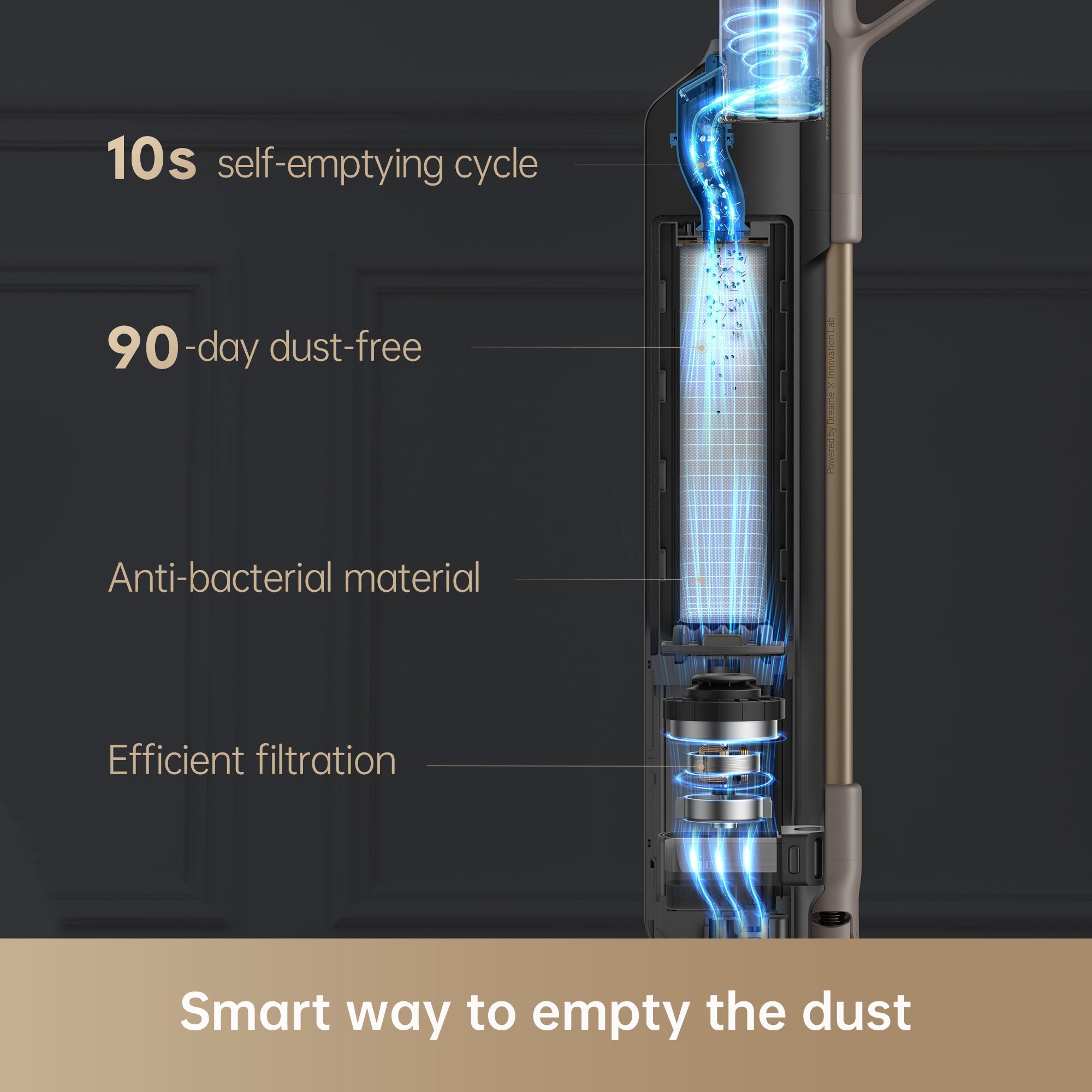 Dreame Z10 Station Cordless Stick Vacuum - 010101AC000457
