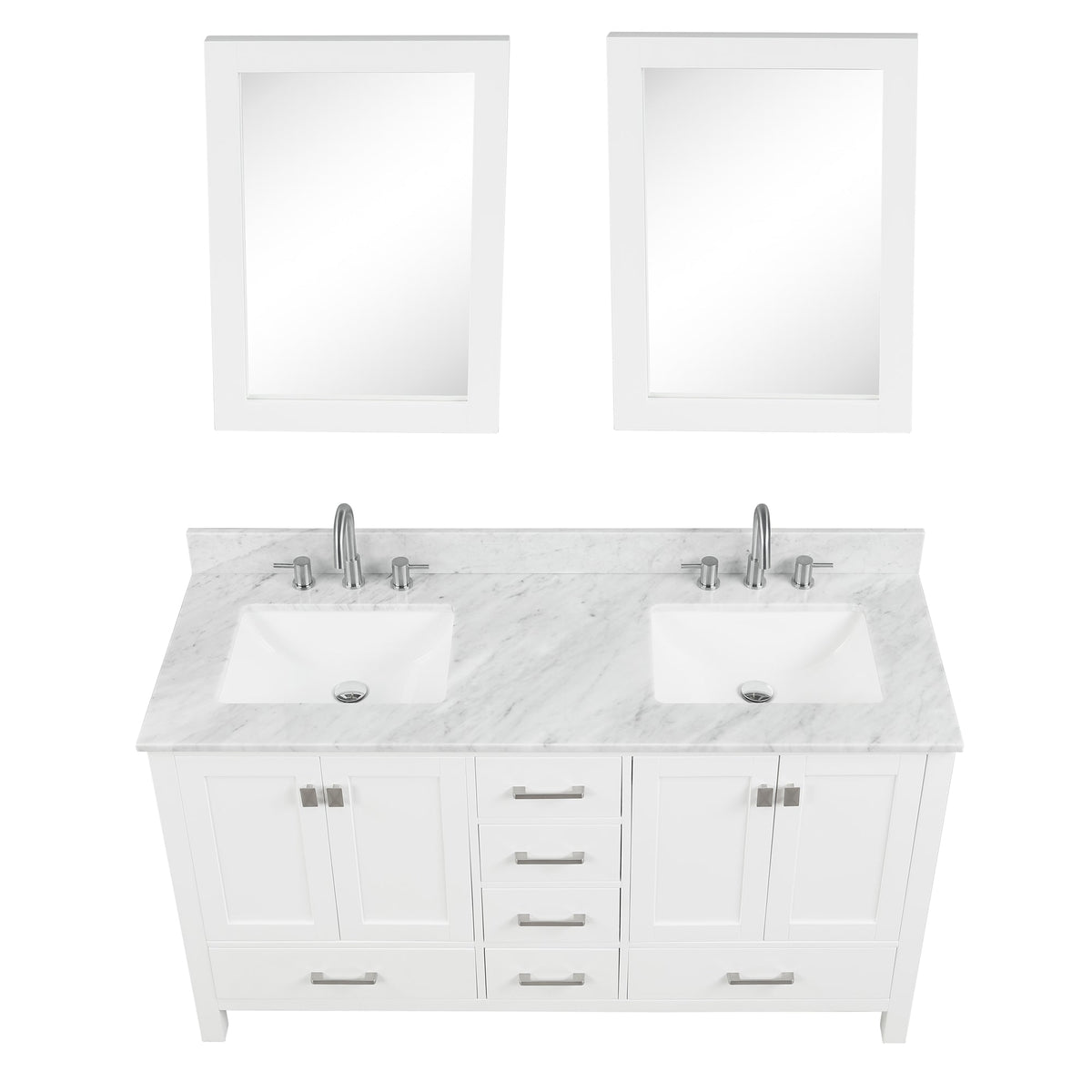 Blossom Geneva 60″ Bathroom Vanity - V8026 60 01 - Backyard Provider
