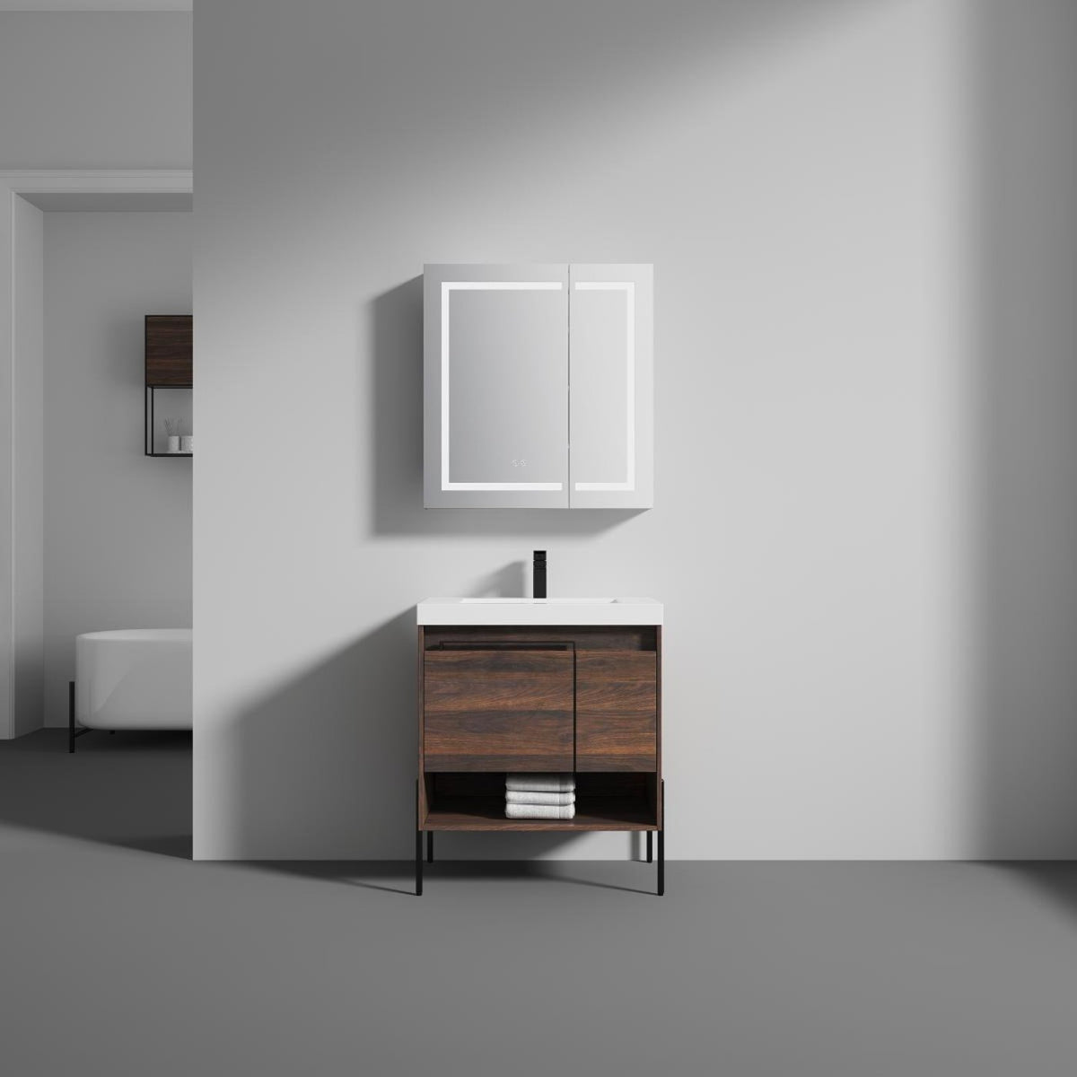 Blossom Turin 30″ Bathroom Vanity - V8031 30 01 - Backyard Provider