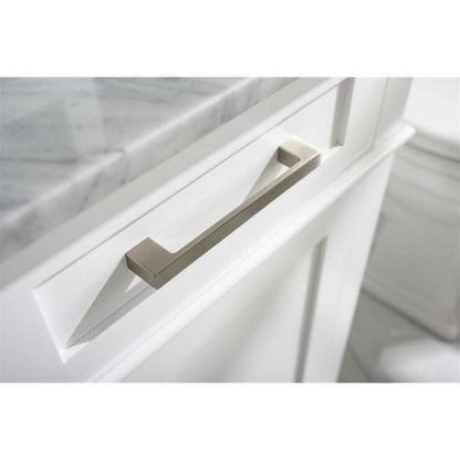 Legion Furniture WLF2254-W 54 Inch White Finish Double Sink Vanity Cabinet with Carrara White Top - Backyard Provider