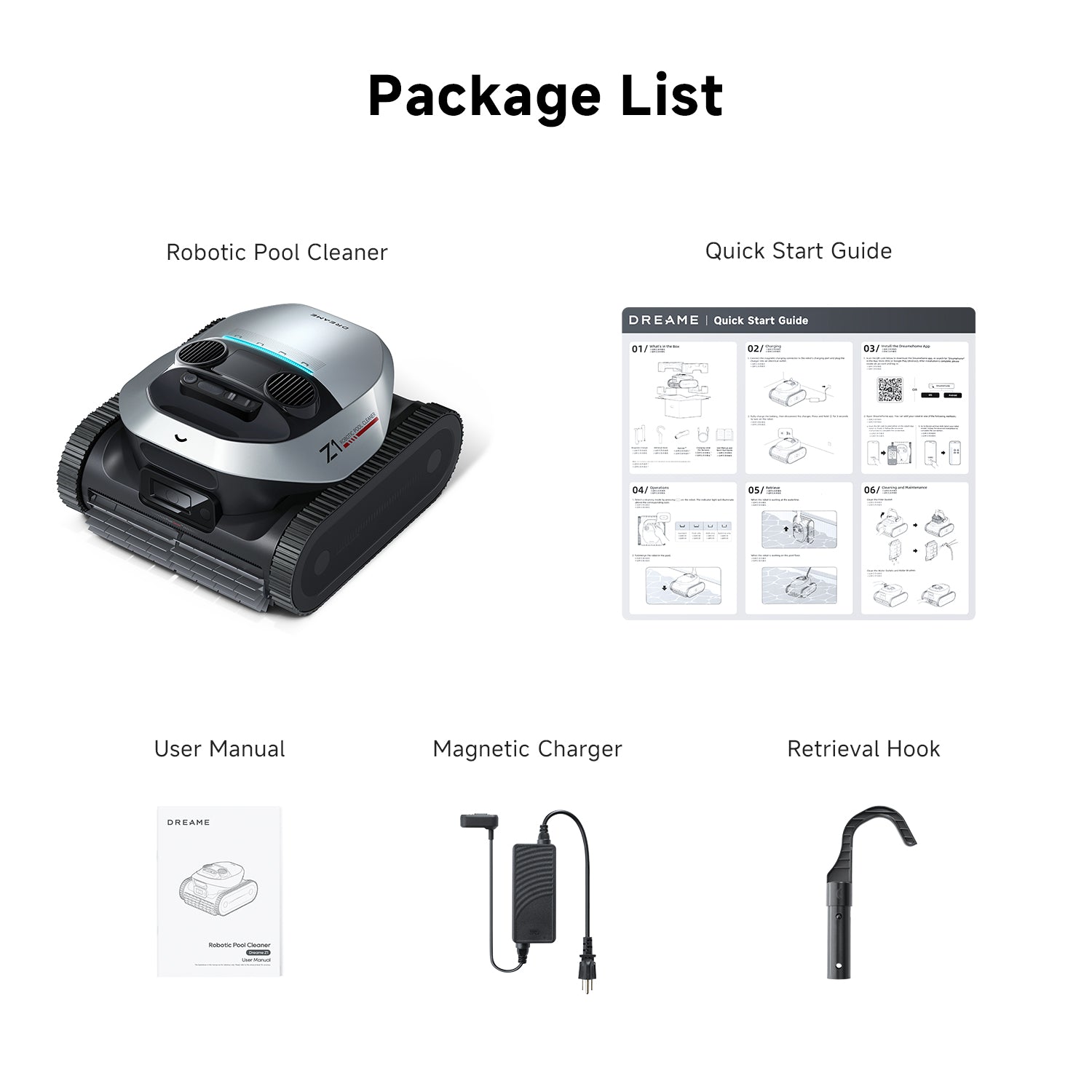 Dreame Z1 Robotic Pool Cleaner - 010902AA000002