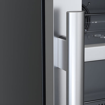 Avallon 24 Inch Wide 140 Can Energy Efficient Beverage Center with LED Lighting, Double Pane Glass, Touch Control Panel and Left Swing Door - ABR242SGLH