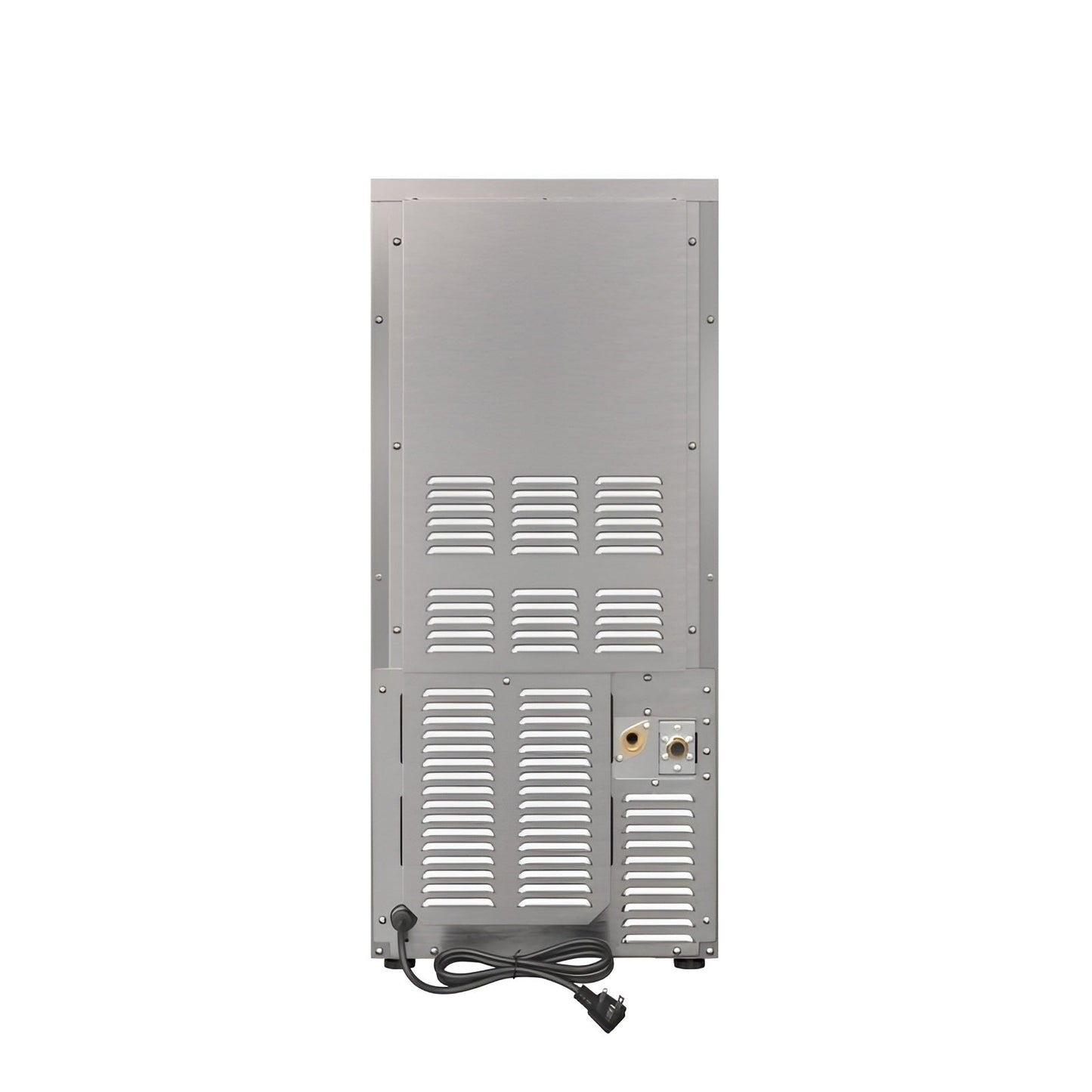 Avallon Inch Wide 26 Lbs. Built-In / Free Standing Outdoor Ice Maker with 56 Lbs. Daily Ice Production and Factory Installed Pump - AIMG151PSSOLH15