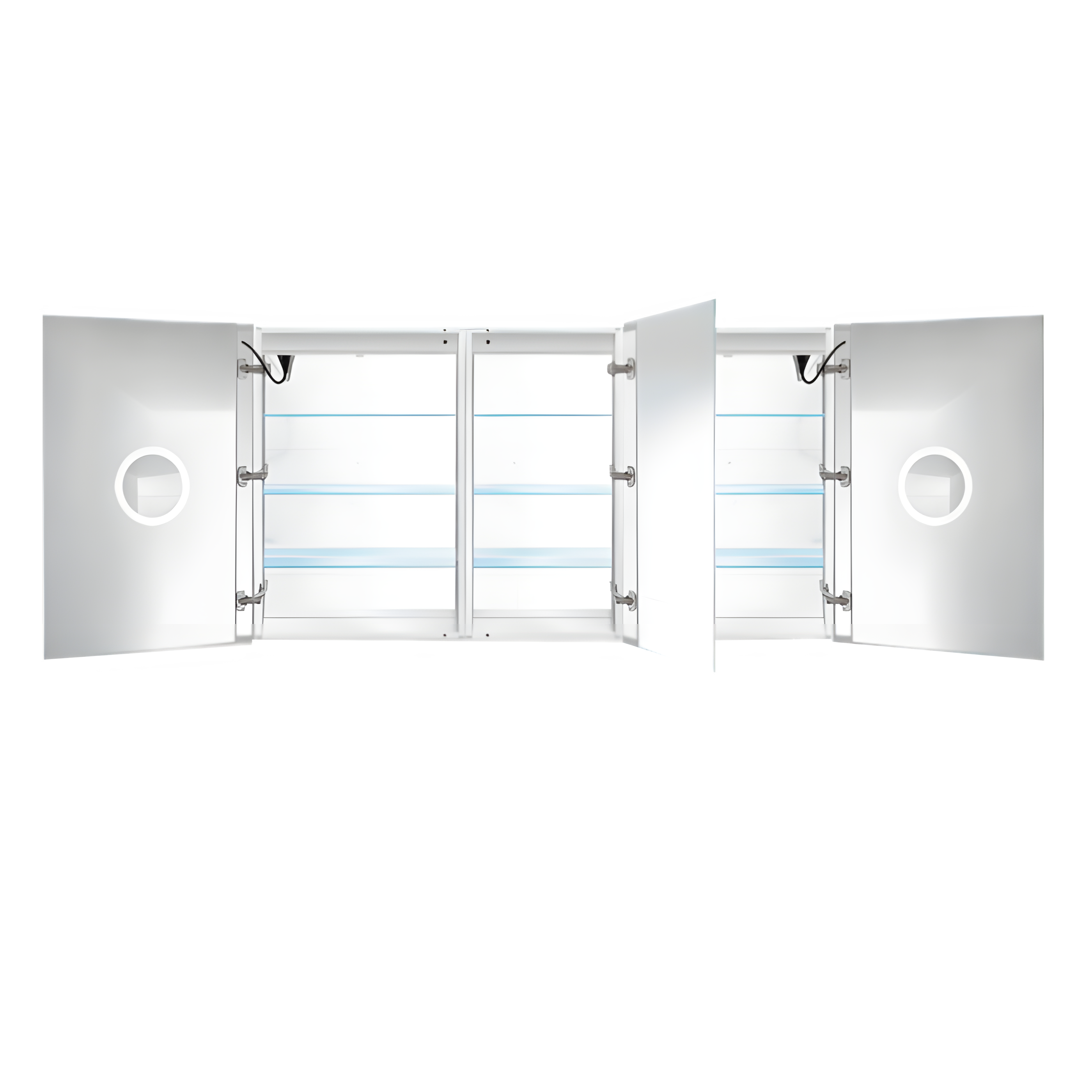 Krugg Svange 6036DLLR 60" X 36" Double LED Medicine Cabinet with Dimmer & Defogger SVANGE6036DLLR