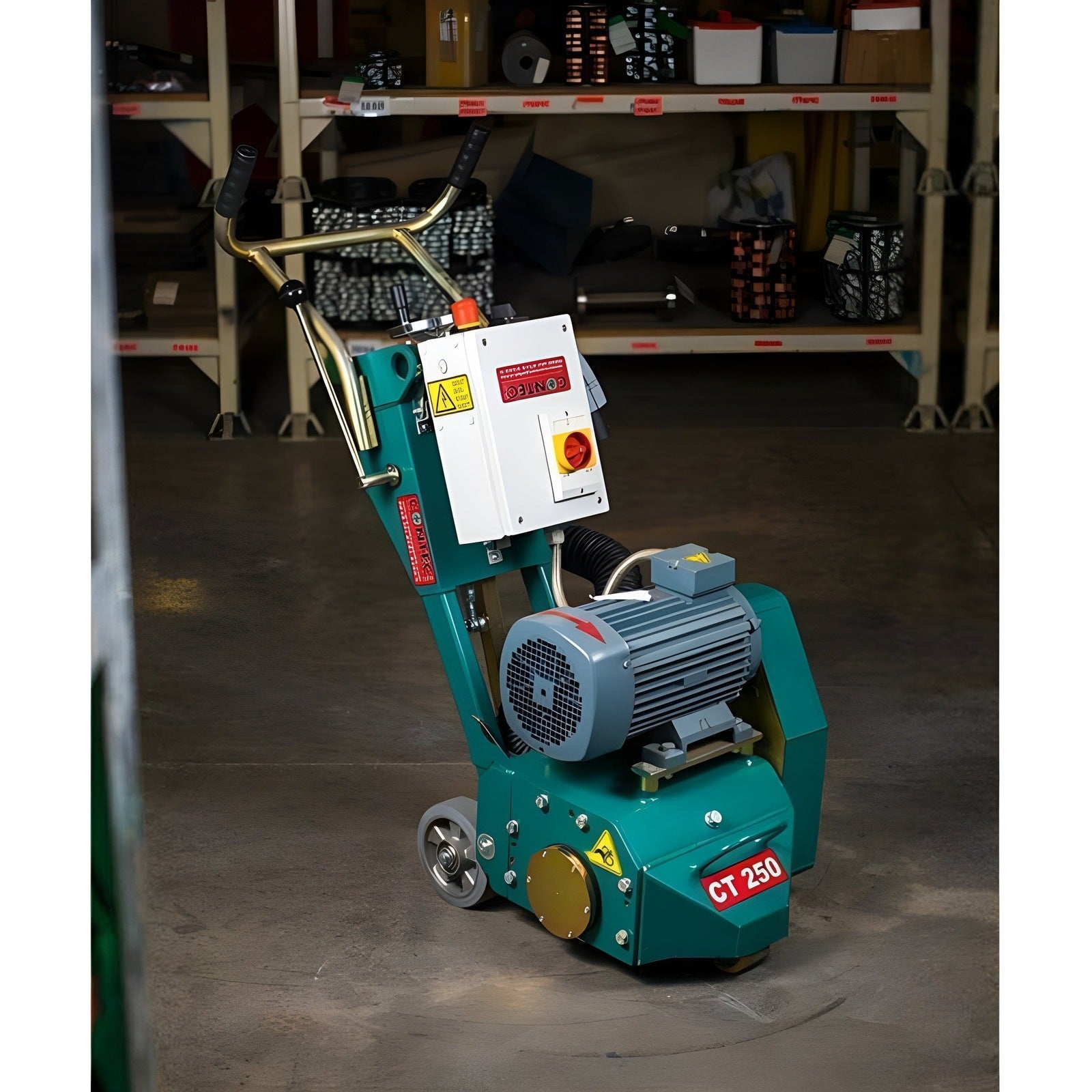 Bartell Global 10" Scarifier - 12HP, 230V, 3 Phase, Gas/Electric - CT250