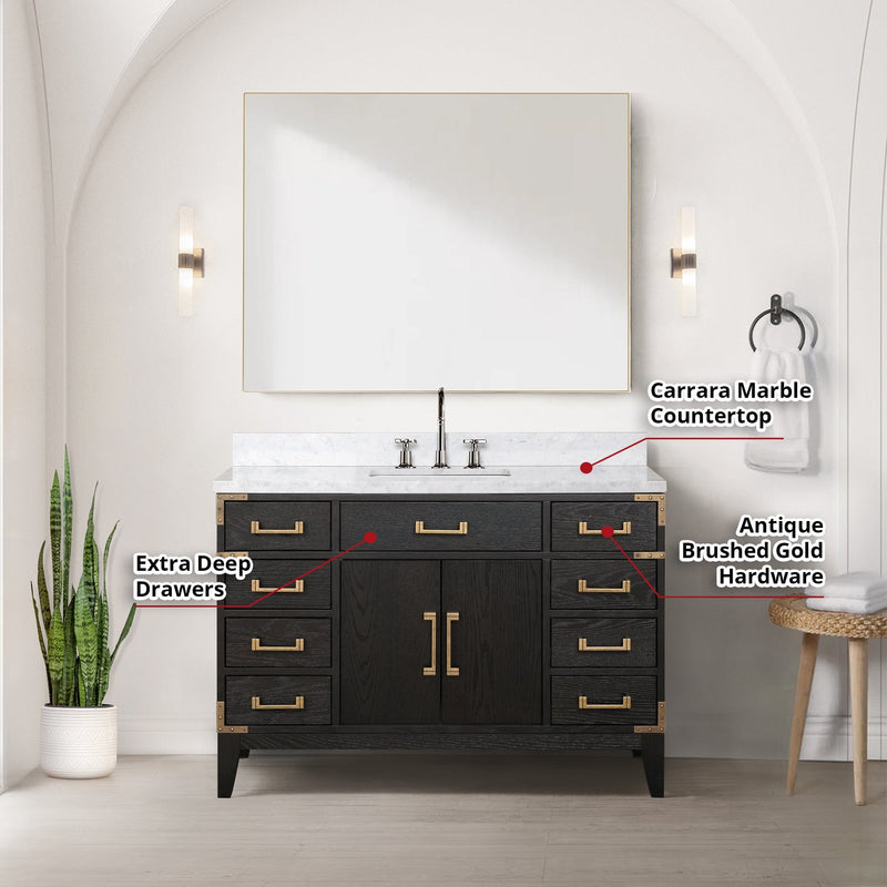 Laurel 48" x 22" Single Bath Vanity - Backyard Provider