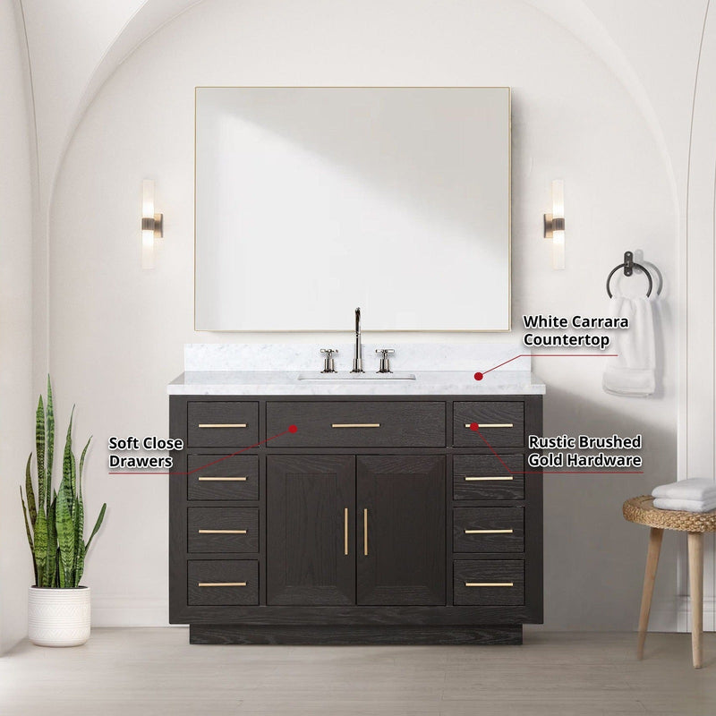 Abbey 48" x 22" Single Bath Vanity - Backyard Provider