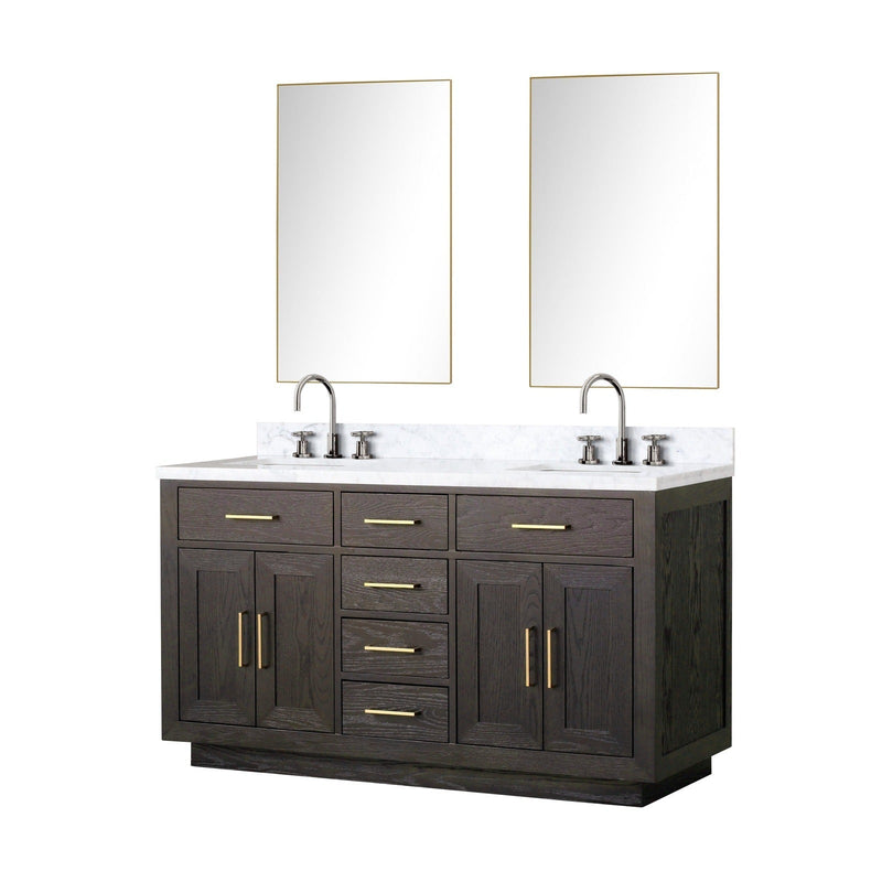 Abbey 60" x 22" Double Bath Vanity - Backyard Provider