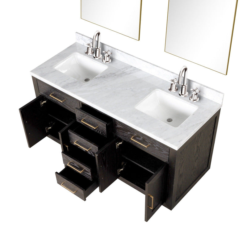 Abbey 60" x 22" Double Bath Vanity - Backyard Provider