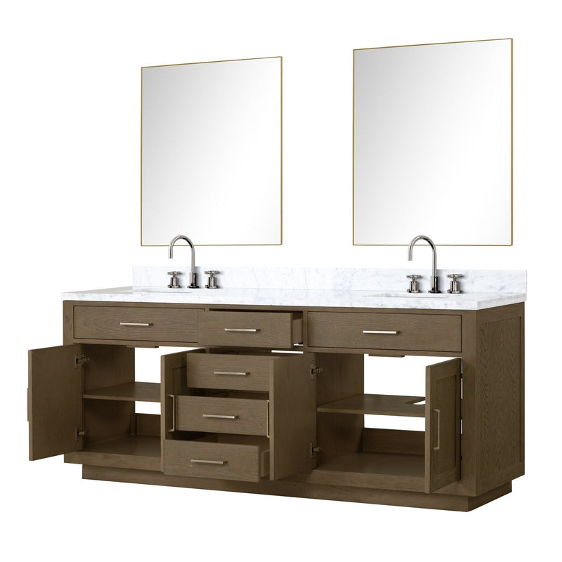 Abbey 80" x 22" Double Bath Vanity - Backyard Provider