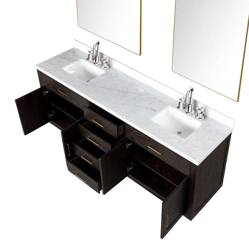 Abbey 84" x 22" Double Bath Vanity - Backyard Provider