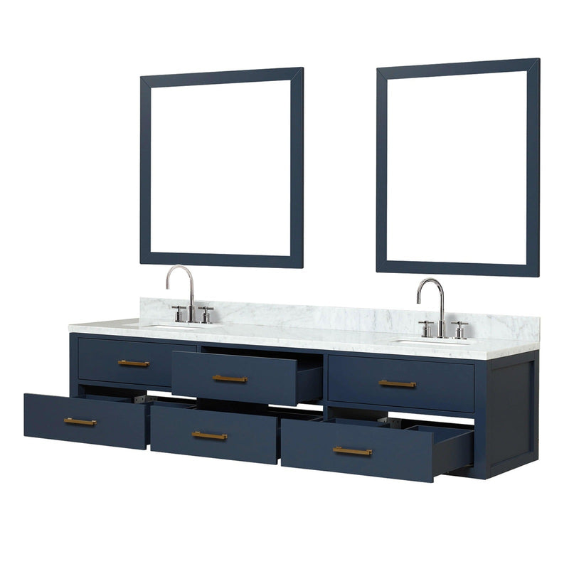 Castor 80" x 22" Double Bath Vanity - Backyard Provider