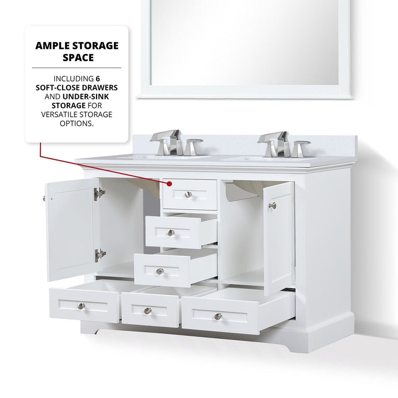 Dukes 48" x 22" Double Bath Vanity - Backyard Provider