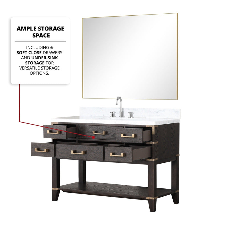 Norwalk 48" x 22" Single Bath Vanity - Backyard Provider