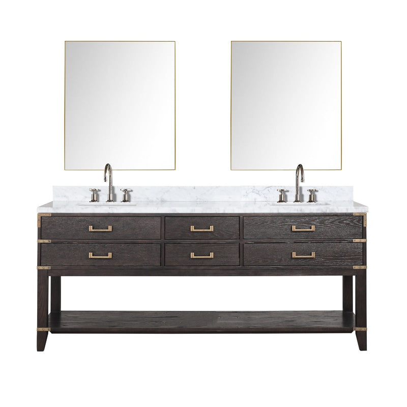 Norwalk 80" x 22" Double Bath Vanity - Backyard Provider