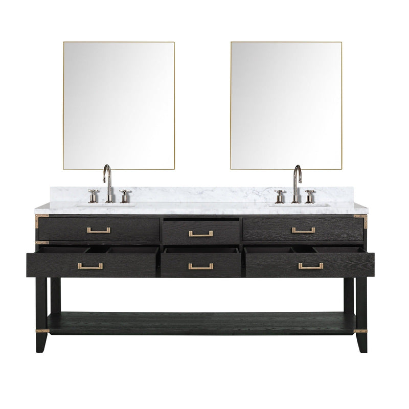 Norwalk 80" x 22" Double Bath Vanity - Backyard Provider