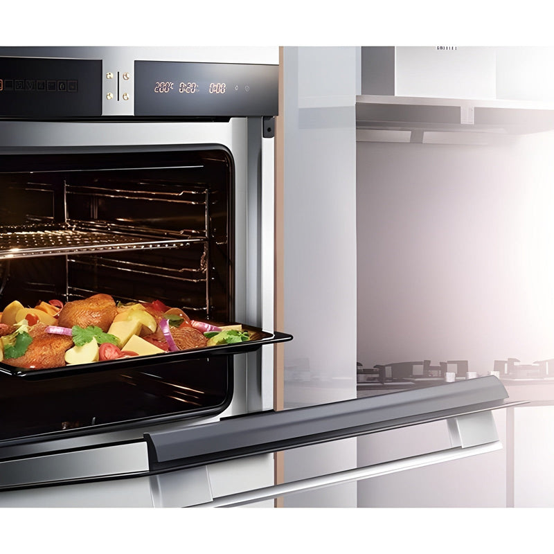 Fotile 24 in. Built-in Convection Oven in Tempered Glass and Stainless Steel, KSG7003A