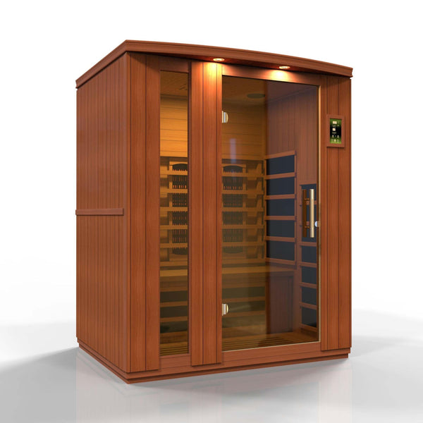 Dynamic Lugano 3-Person Full Spectrum Near Zero EMF Under 2MG Infrared Sauna