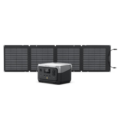 EcoFlow RIVER 2 + 110W Portable Solar Panel - RIVER2-110-1-US