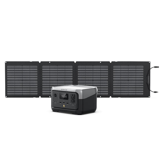 EcoFlow RIVER 2 + 110W Portable Solar Panel - RIVER2-110-1-US