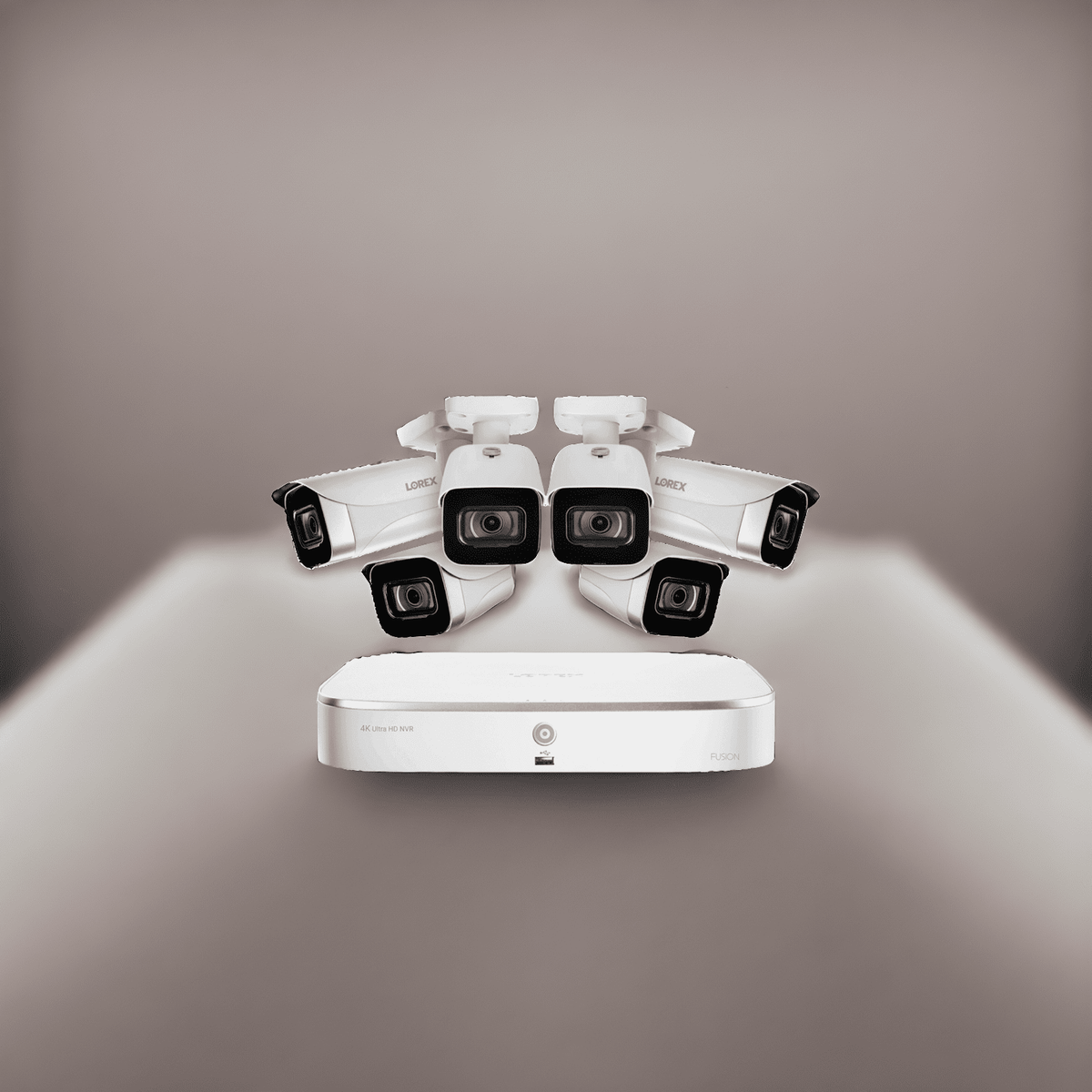 Lorex 6 Camera 8 Channel 4K 2TB 8MP IP Security Surveillance System New N4K2-86WB