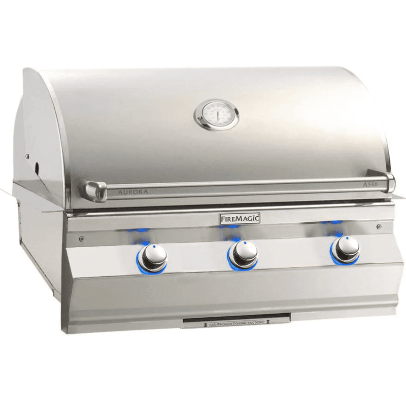 Fire Magic Aurora A540I 30-Inch Built-In Propane Gas Grill With Analog Thermometer - A540I-7EAP - Fire Magic Grills