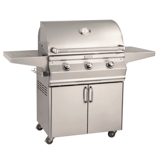 Fire Magic Aurora A540S 30-Inch Propane Gas Grill With One Infrared Burner, Side Burner, And Analog Thermometer - A540S-7LAP-62 - Fire Magic Grills